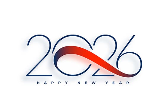 创意数字设计 2026 新年快乐背景矢量素材