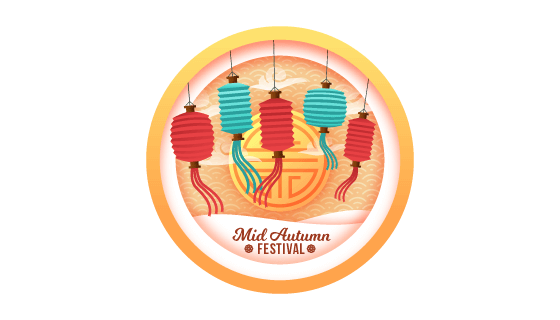 创意中秋节背景矢量素材(EPS/AI)