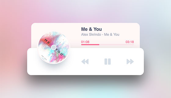 清爽简单的HTML5音乐播放器