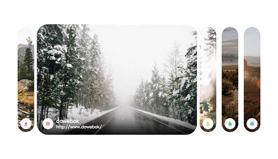 漂亮的手风琴效果