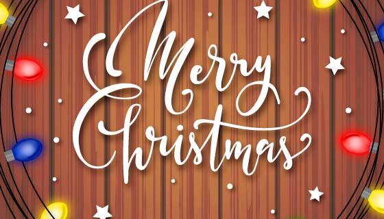 美丽的圣诞节背景矢量素材(EPS/AI)