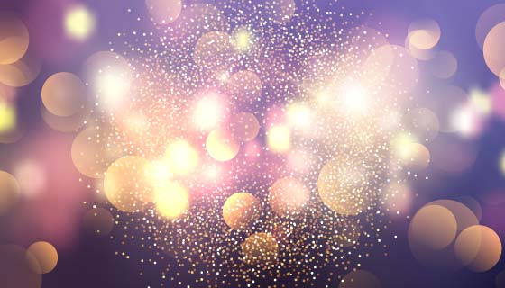 散景灯闪耀背景矢量素材(EPS)