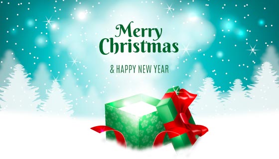 漂亮的圣诞节背景矢量素材(EPS/AI)