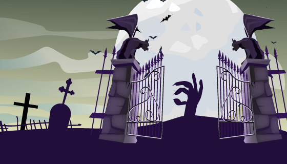 万圣节banner矢量素材(EPS)