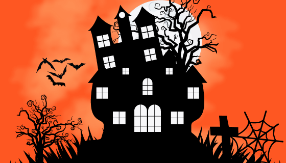 万圣节快乐背景矢量素材(EPS)