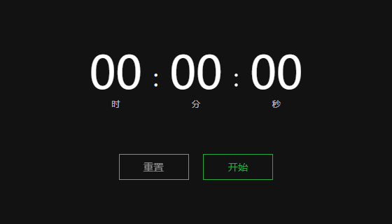 纯CSS计时器