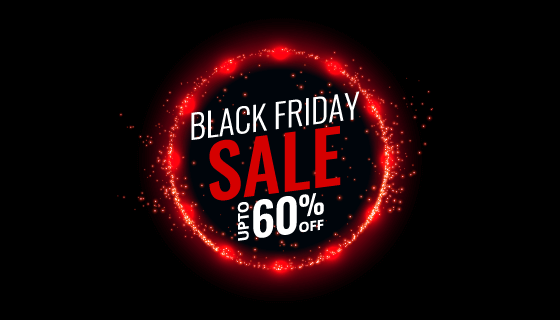黑色星期五促销背景矢量素材(EPS)