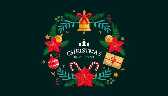 创意圣诞节背景矢量素材(EPS/AI/PNG)