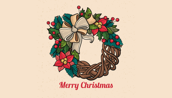 手绘圣诞装饰品矢量素材(EPS/AI/PNG)