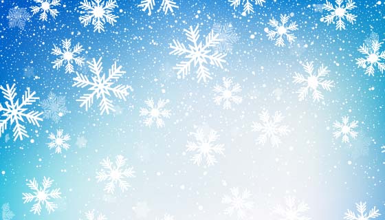 圣诞节雪花背景矢量素材(EPS)