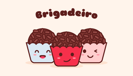 手绘风格巧克力球矢量素材(EPS/AI/免扣PNG)