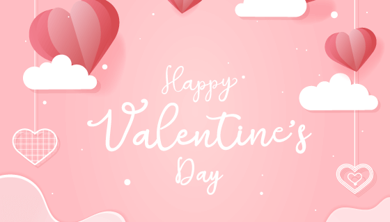 爱心情人节卡片矢量素材(EPS)