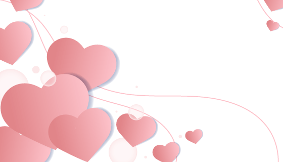 爱心情人节背景矢量素材(EPS)