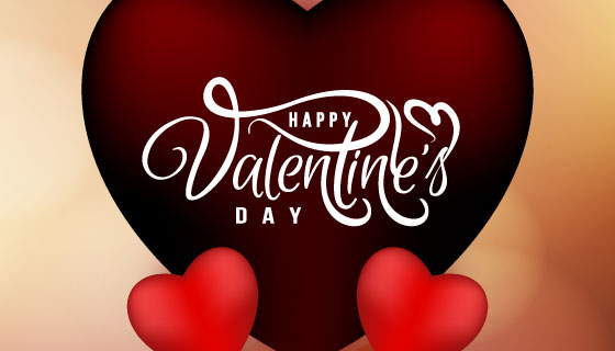 时尚爱心情人节背景矢量素材(EPS)