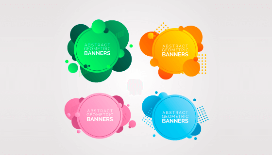 抽象几何banner矢量素材(EPS/AI/PNG)