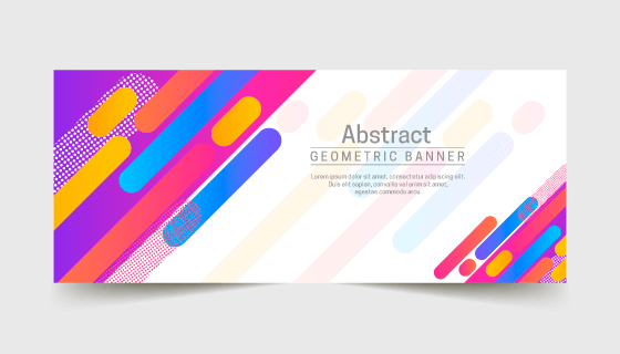 抽象几何banner矢量素材(EPS/AI)