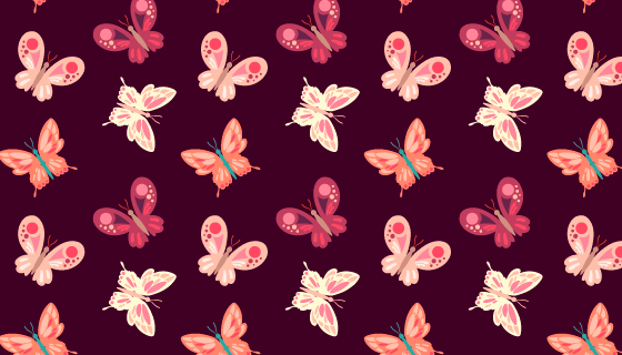 蝴蝶图案背景矢量素材(EPS/AI)