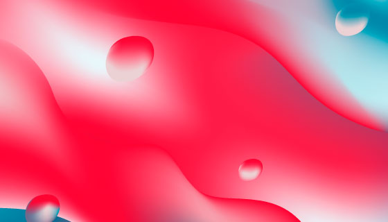 多彩渐变液体背景矢量素材(EPS/AI)