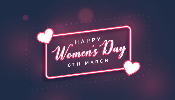 时尚妇女节/女王节背景矢量素材(EPS)