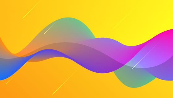 抽象波浪背景矢量素材(EPS)