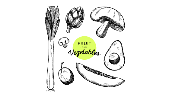 手绘蔬菜水果矢量素材(EPS)