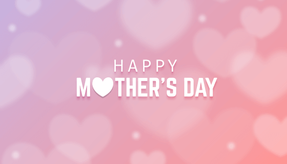 模糊的母亲节快乐背景矢量素材(EPS/AI)