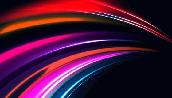 多彩绚丽光线背景矢量素材(EPS/AI)