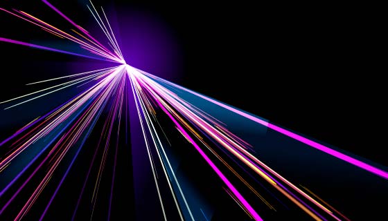 多彩绚丽光线背景矢量素材(EPS/AI)