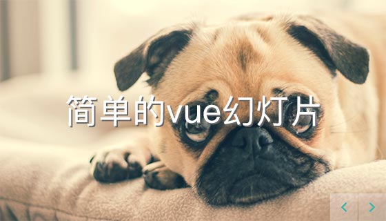 简单的Vue幻灯片