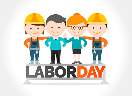 劳动工人劳动节背景矢量素材(EPS/AI)