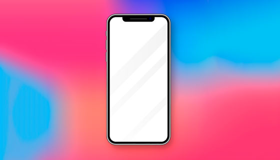 逼真的iPhone X矢量素材(AI/EPS)