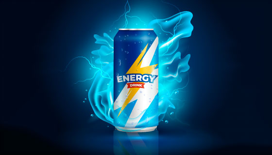 逼真的易拉罐饮料设计矢量素材(AI/EPS)