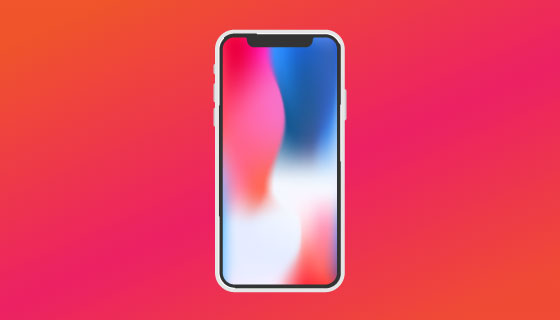 iPhone X矢量素材(AI/EPS)