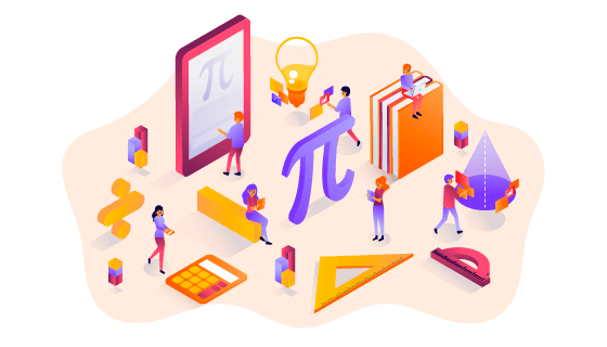 创意数学元素背景矢量素材(AI/EPS/PNG)