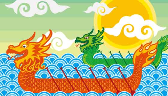 端午节插画矢量素材(EPS/SVG)