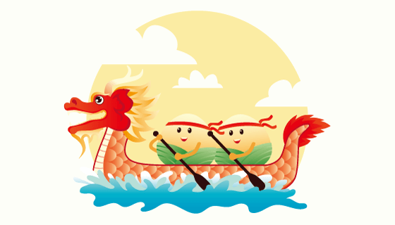 创意端午节背景矢量素材(EPS/SVG)