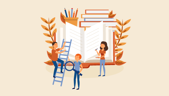 扁平风格大学题材矢量素材(AI/EPS/PNG)