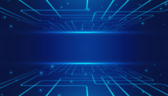 抽象蓝色科技背景矢量素材(AI/EPS)