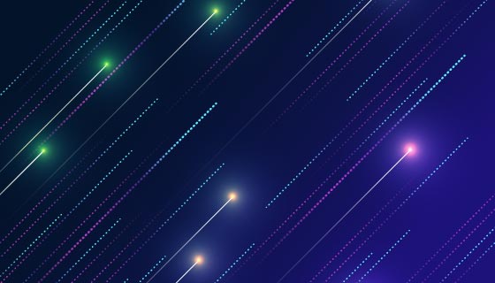 抽象蓝色粒子线条背景矢量素材(AI/EPS)