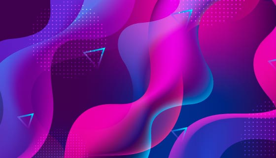 抽象波浪背景矢量素材(AI/EPS)