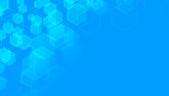 抽象蓝色六边形背景矢量素材(EPS)