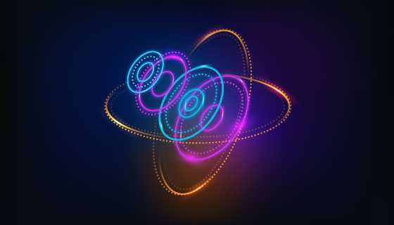 抽象未来感全息图背景矢量素材(AI/EPS)