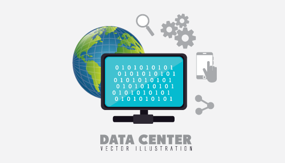 数据中心设计矢量素材(EPS/PNG)