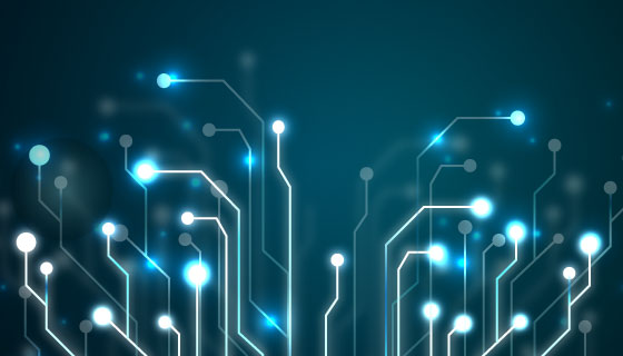 创意抽象科技背景矢量素材(EPS)