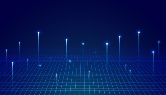 大数据可视化科技背景矢量素材(EPS)