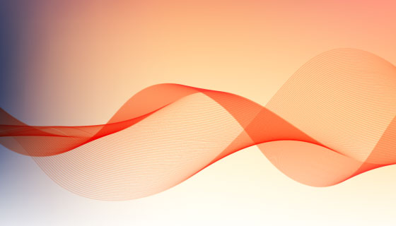 多彩时尚波浪背景矢量素材(EPS)