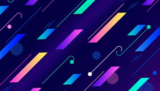 多彩抽象渐变背景矢量素材(AI/EPS)