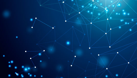 抽象蓝色科技背景矢量素材(AI/EPS)