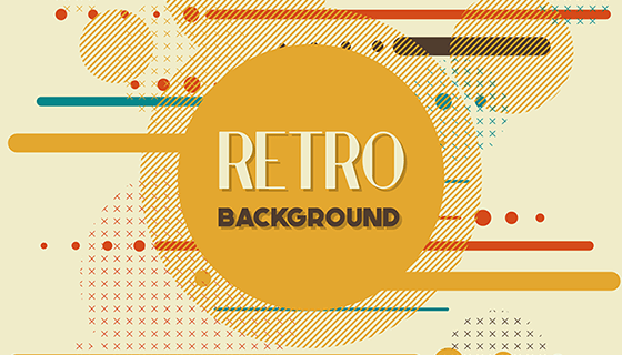 漂亮的复古背景矢量素材(EPS)