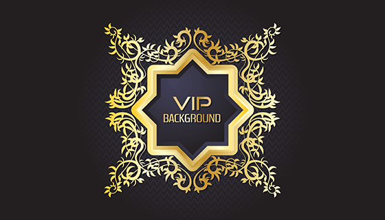 金色VIP设计矢量素材(EPS)